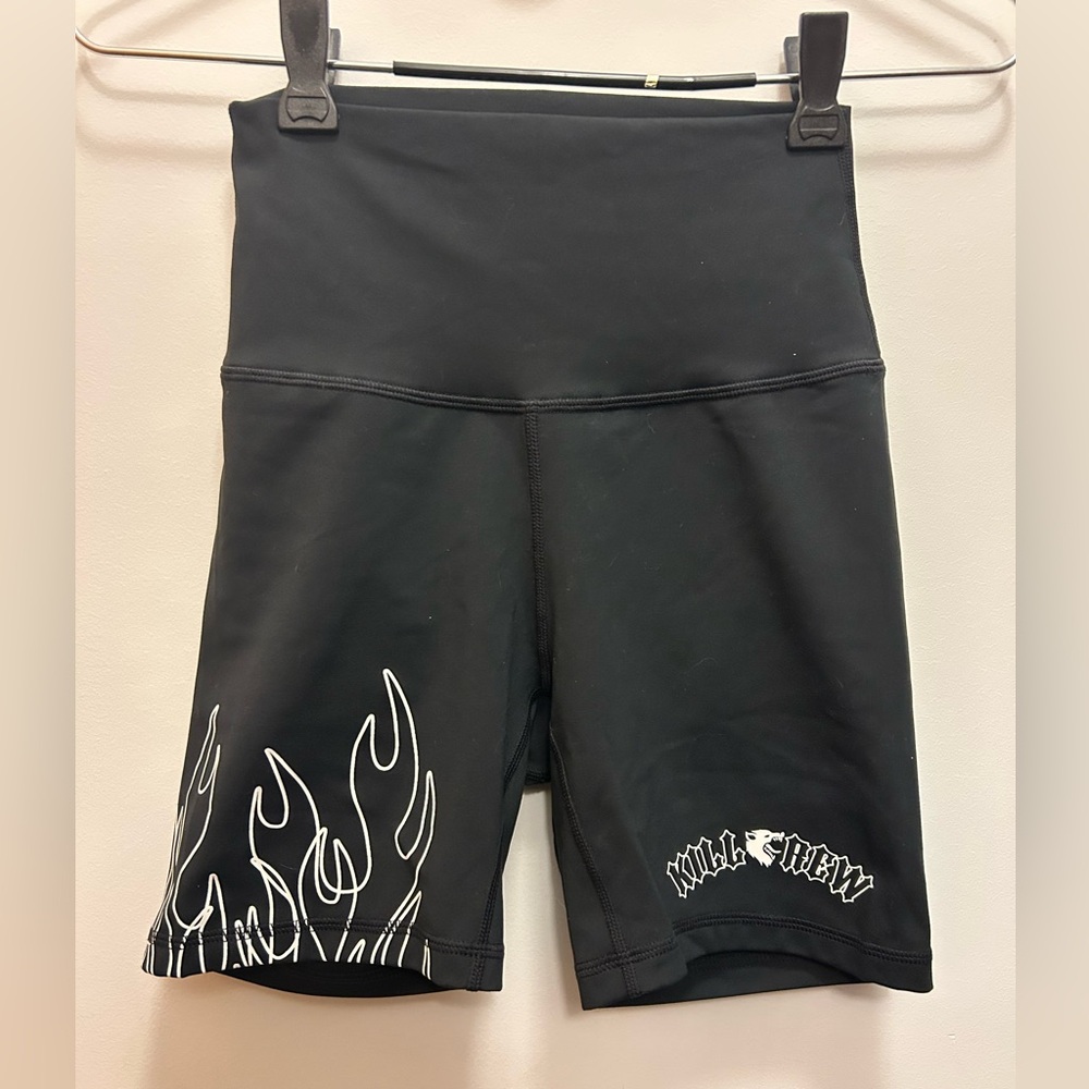 Kill Crew Scrunch Flame Bike Shorts